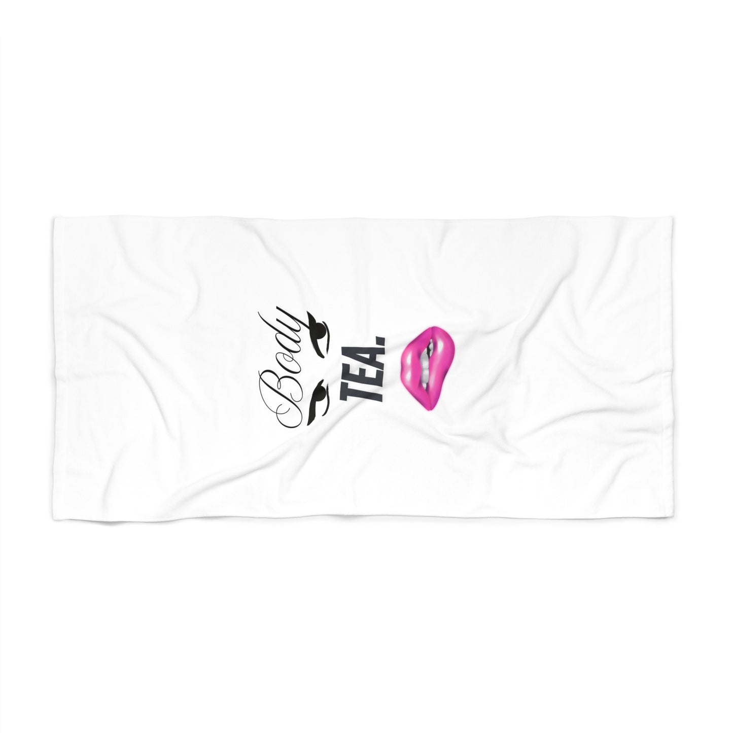 Sassy Body Tea Beach Towel - Chic Summer Essentials for Beach Lovers