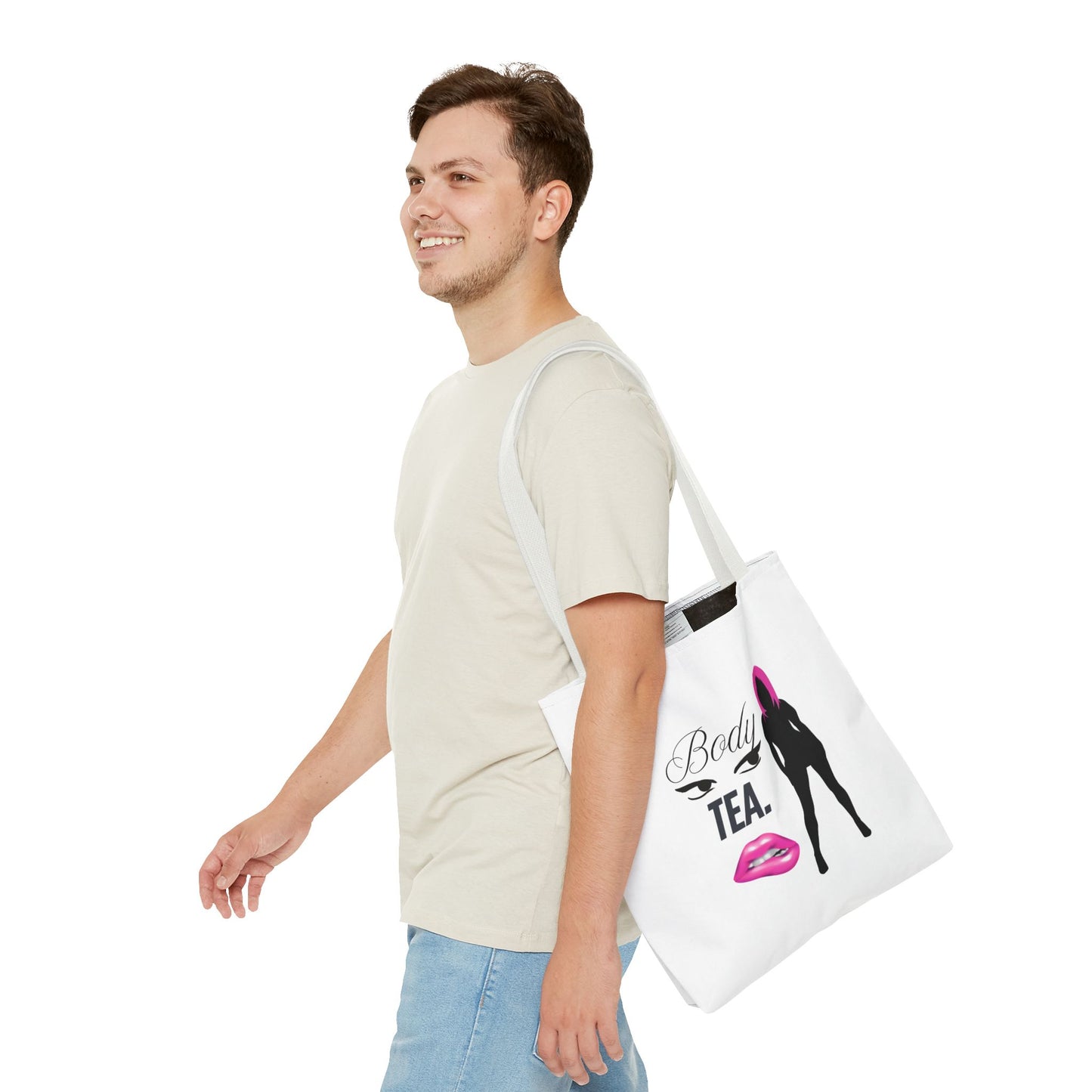 Chic Body Tea Tote Bag - Stylish & Empowering Design for Everyday Use