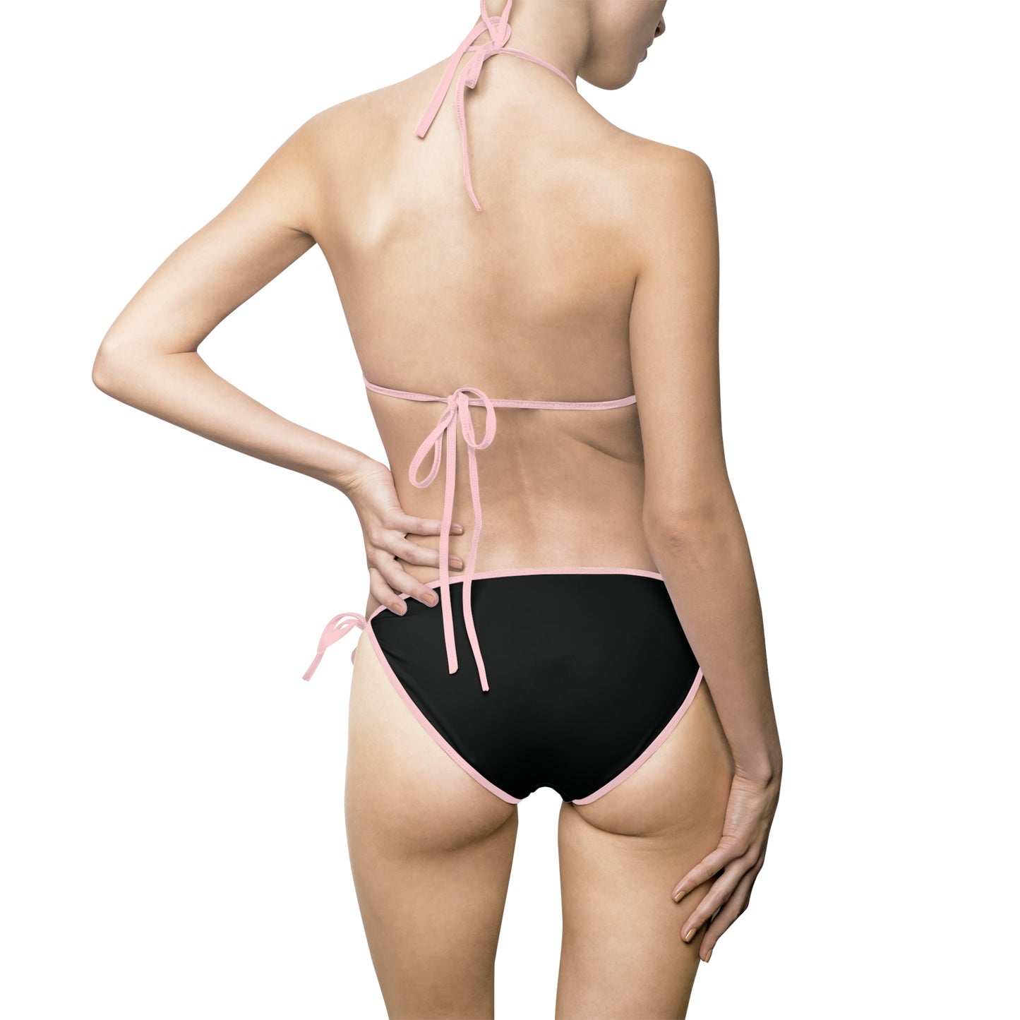Cute Women's Bikini Swimsuit with 'Sippin' Tea' Design