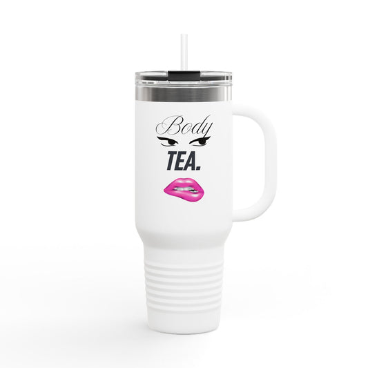 Travel mug/Stanley cup style  - Cute Body Tea Design for Hot & Cold Beverages