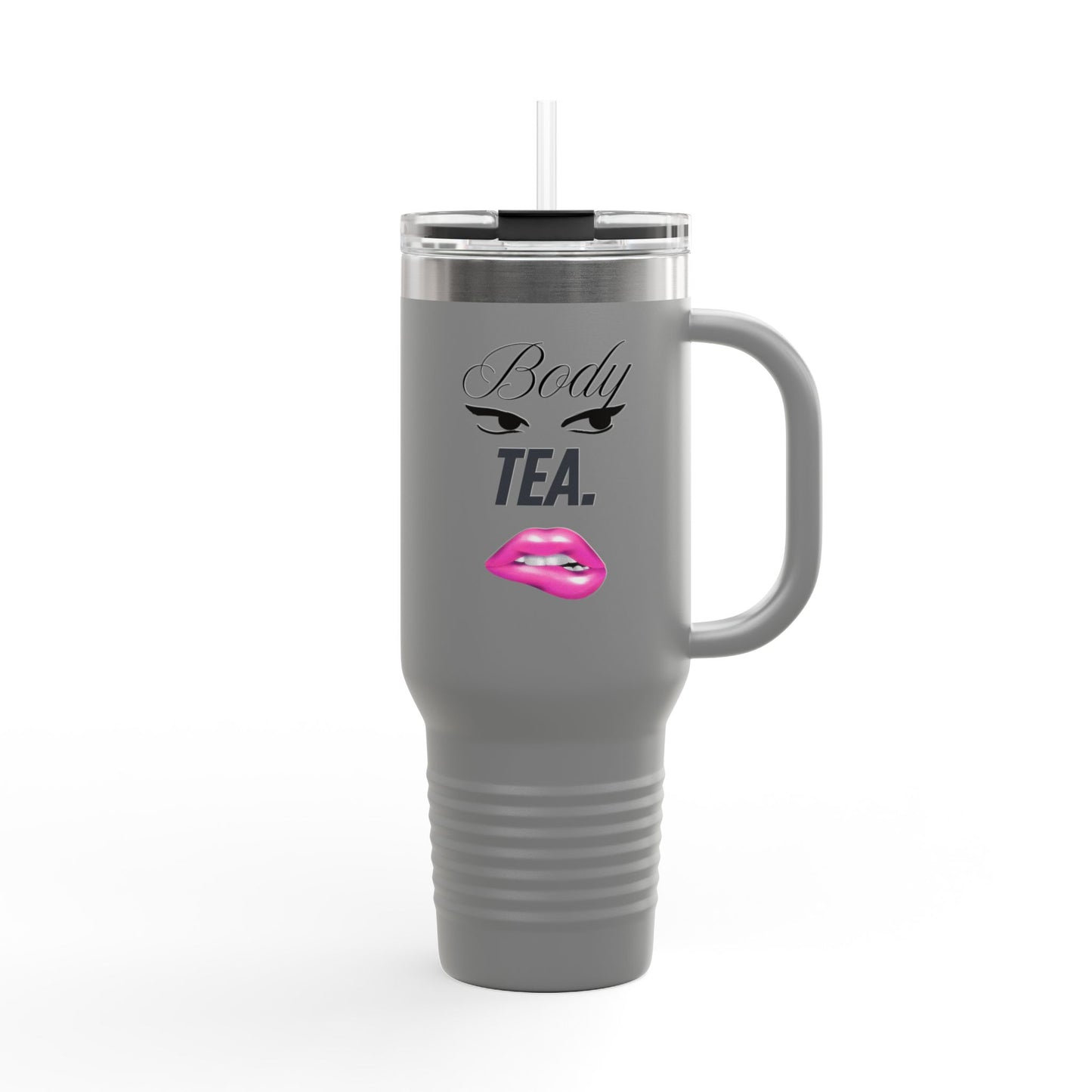 Travel mug/Stanley cup style  - Cute Body Tea Design for Hot & Cold Beverages